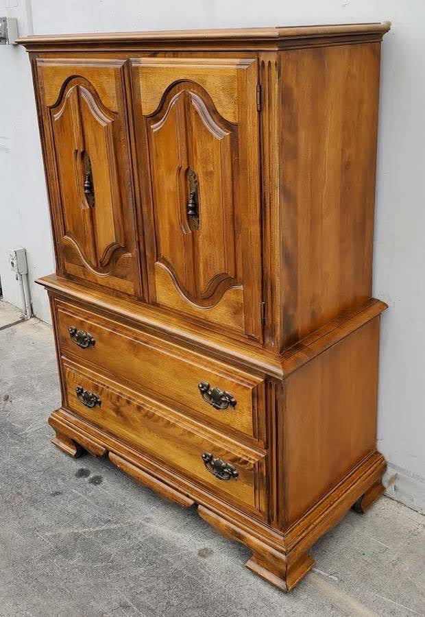 Armoire 6 drawers light wood