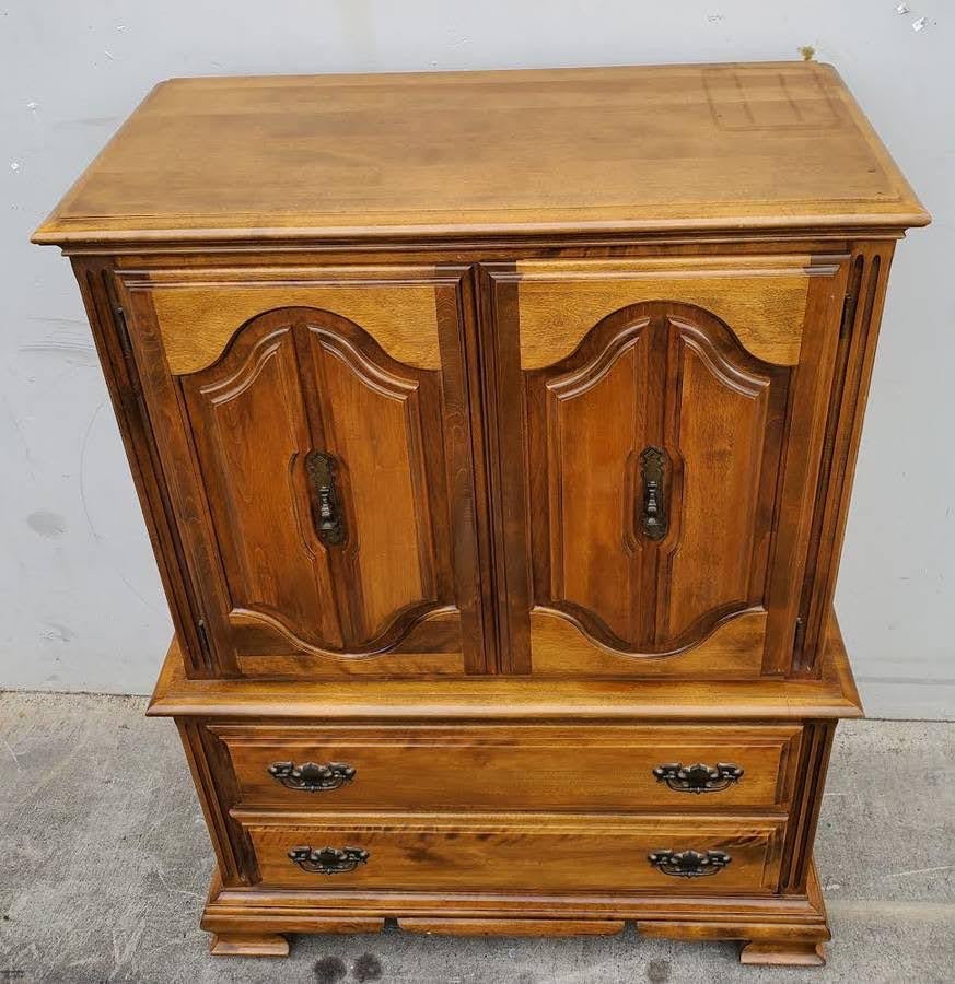 Armoire 6 drawers light wood